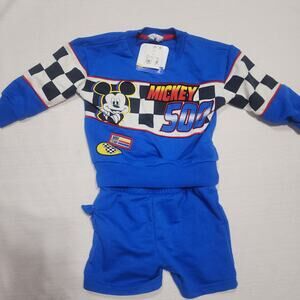 Mickey 500 Sweatshirt and short set for 2T